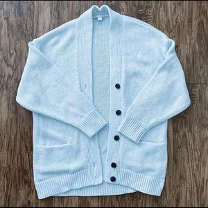 Gap Grey Knitted Cardigan Sweater